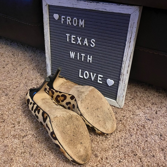 Kate Spade Karolina Leopard Round Toe Pumps Sz 8.5 - Picture 5 of 7